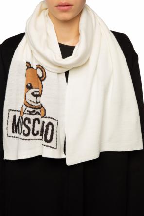 Szal z motywem misia, zdjęcie 2 Szal z motywem misia od Moschino